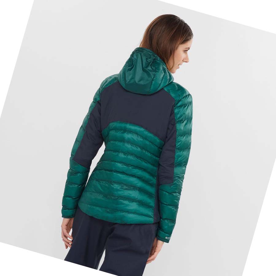 Chaquetas Salomon OUTPEAK PRIMALOFT INSULATED Mujer Verdes | MX 2443BEX